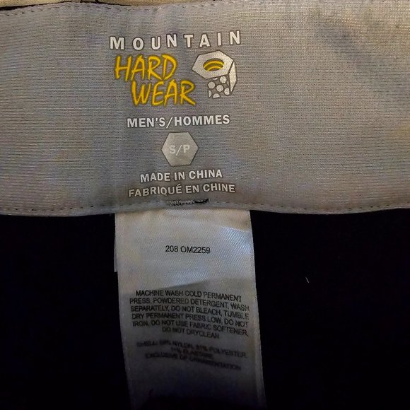 Mountain Hardwear Softshell Pants — black, size small - Picture 2 of 3